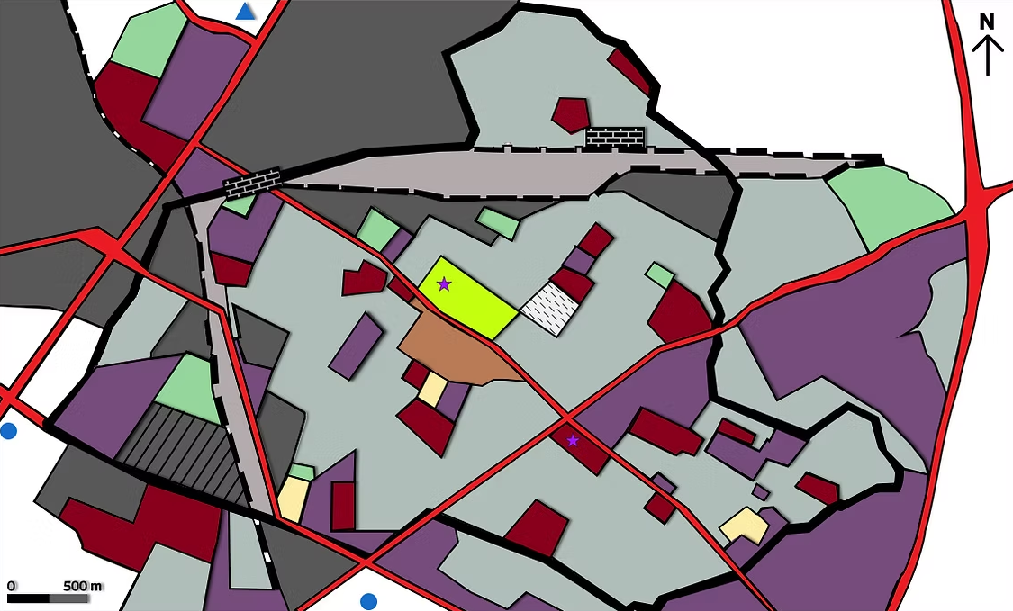 Croquis morphologique de Drancy